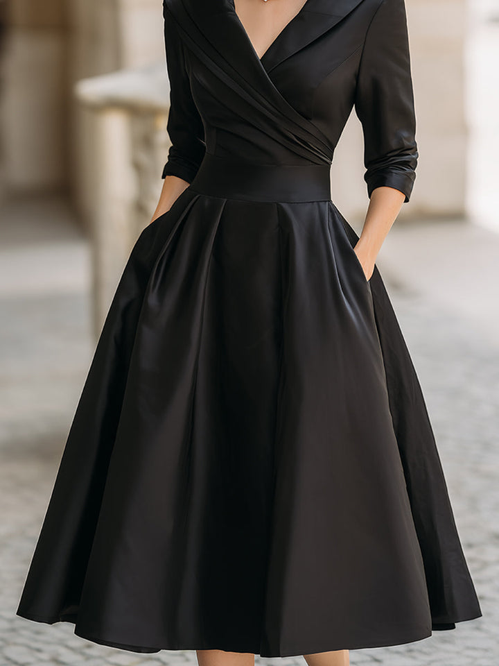 ALINA™|ABITO MIDI ELEGANTE