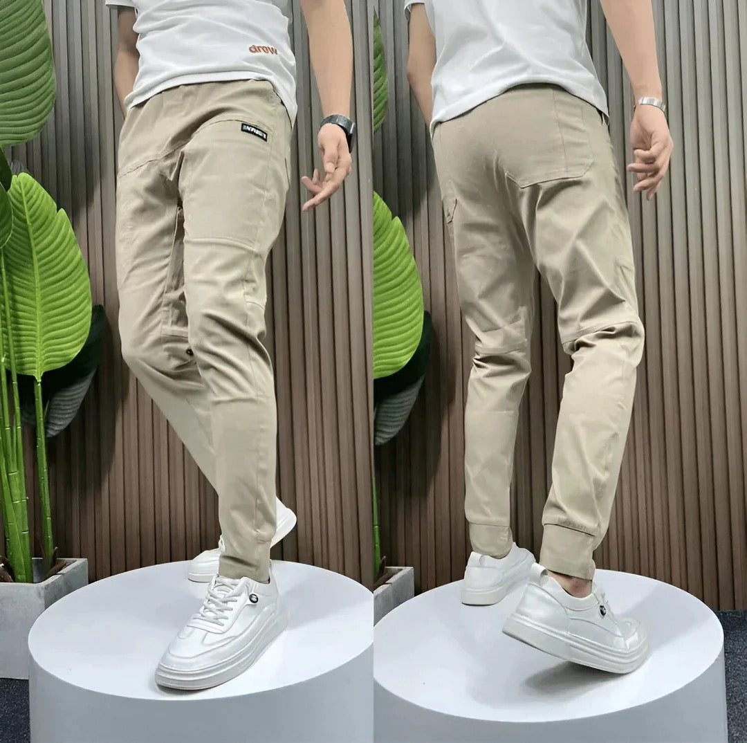 Paolo | Pantaloni cargo elasticizzati premium